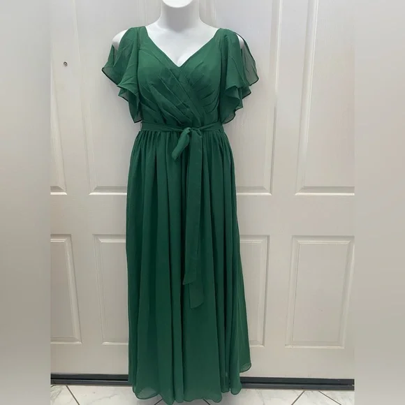 Lavetir Dresses | New Wtag-Lavetir Hunter Green Bridesmaid Dress Sz 16 | Color: Green | Size: 16 | Keomonte7's Closet